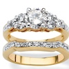 Image 8: 2 Piece 2.01 TCW Cubic Zirconia Bridal Ring Set