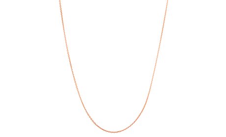 18K Rose Gold Sterling Silver 20