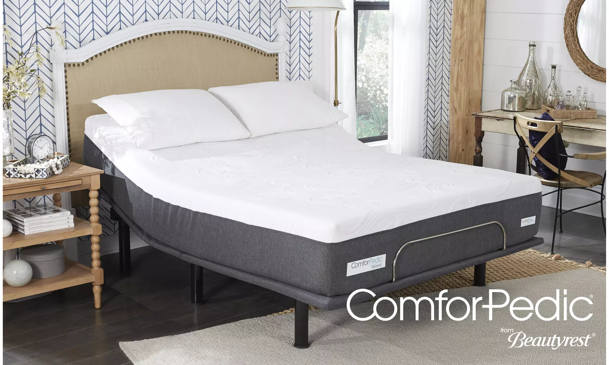 ComforPedic Loft from BeautyRest 10" Gel Memory Foam Adjustable Mattress Set  - Primary Image