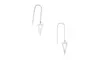REBECCA MINKOFF Threader Triangle Earrings