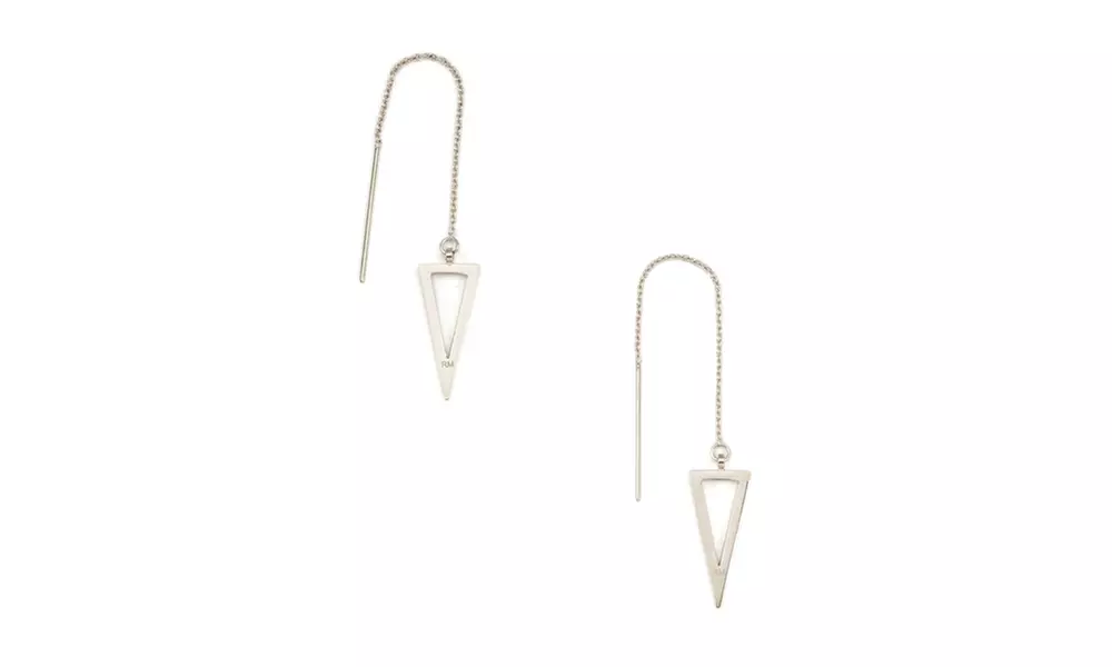 REBECCA MINKOFF Threader Triangle Earrings - Primary Image