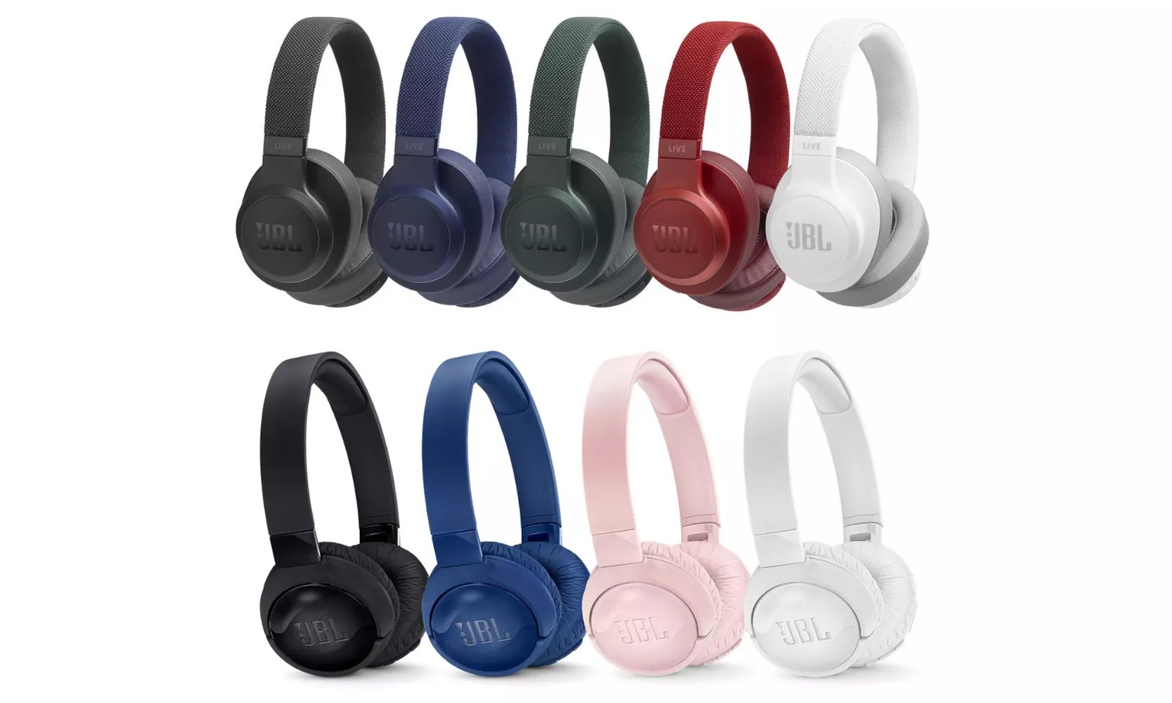 JBL Wireless Bluetooth On-Ear Noise Cancelling Headphones - Primary Image
