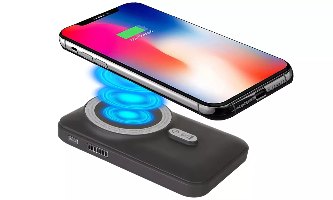 PowerMaster 10000mAh MagSafe Wireless Power Bank with 18W Fast Charging