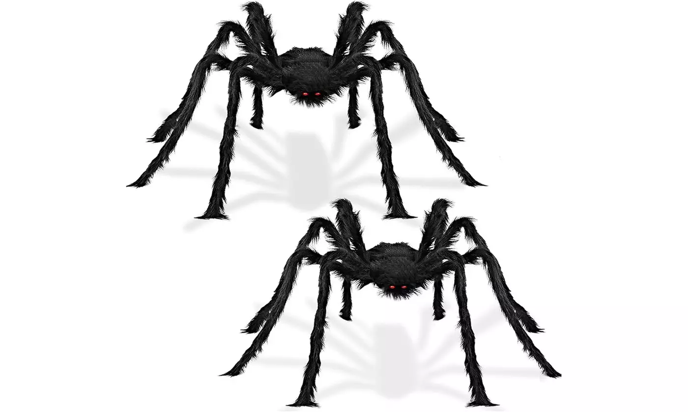 Giant Spider & Web Halloween Decoration Props