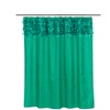 Image 1: Carnation Home Fashions Jasmine Fabric Shower Curtain