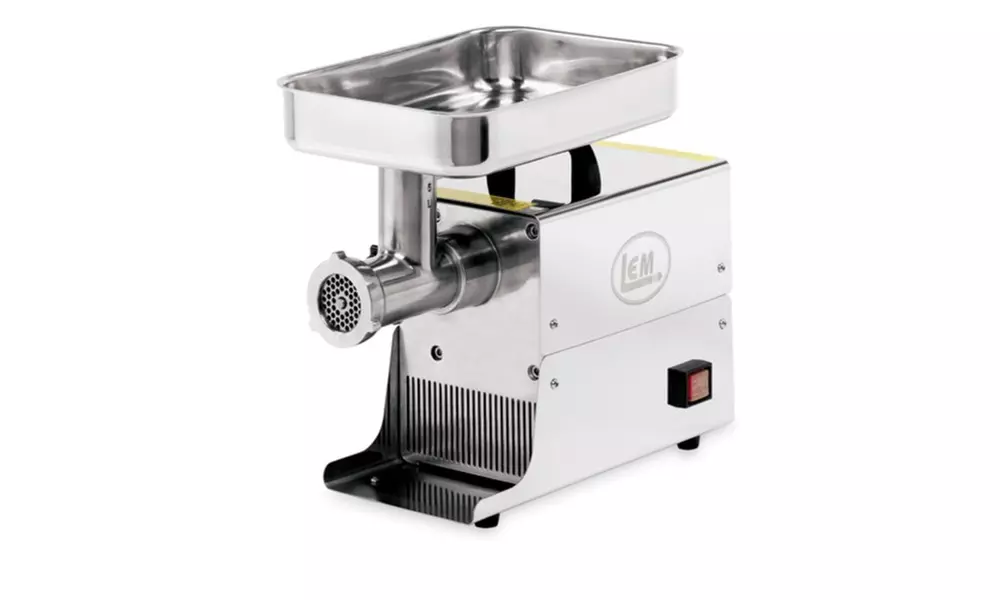 LEM 5 Lb .25 HP Stainless Steel Elecrtic Meat Grinder - Primary Image