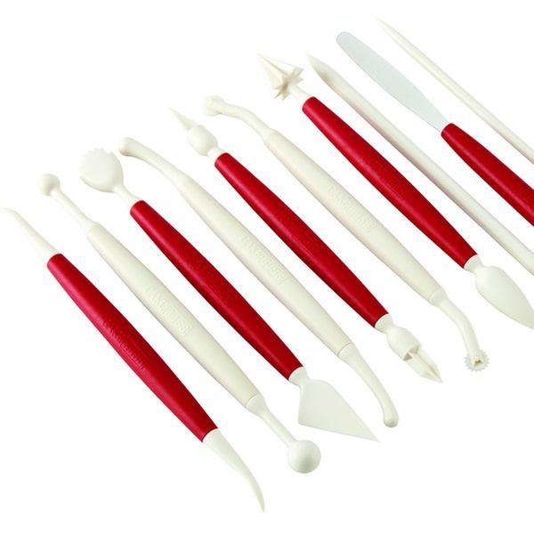 Cake Boss Decorating 10 Pc Fondant Gum Paste Decorating Tool Kit