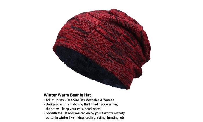 mens matching hat and scarf