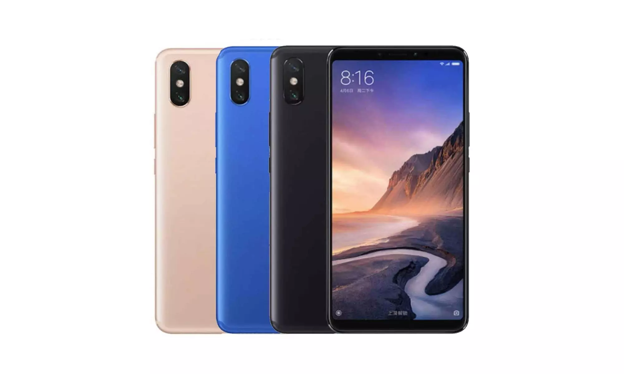 Xiaomi Mi Max 3 64GB 6.9" IPS LCD Dual Camera GSM Factory Unlocked Phone - Primary Image