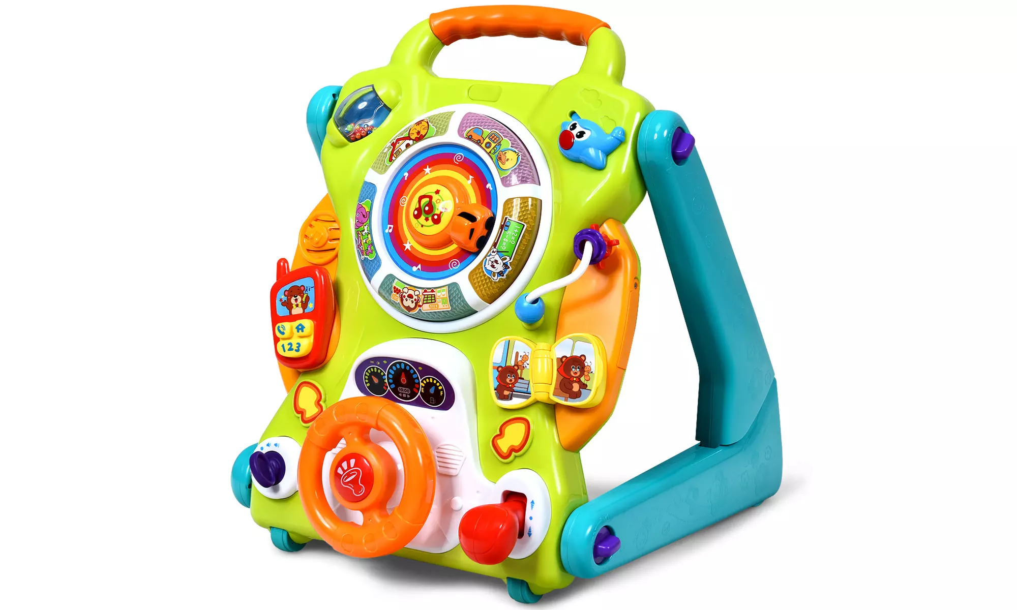 3 in1 Sit to Stand Learning Walker Kids Activity Center Toddlers Musical Fun Toy - Primary Image