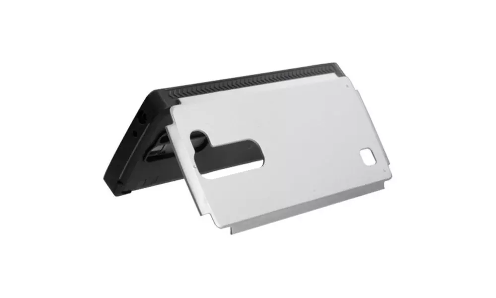 Insten Hard Cover Case w/card slot For LG Magna/Volt 2 Silver - Second Medium