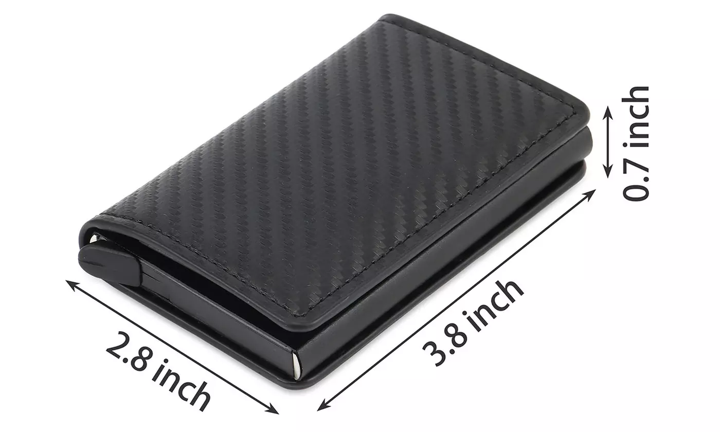 Men's Faux Leather Credit ID Card Holder Wallet