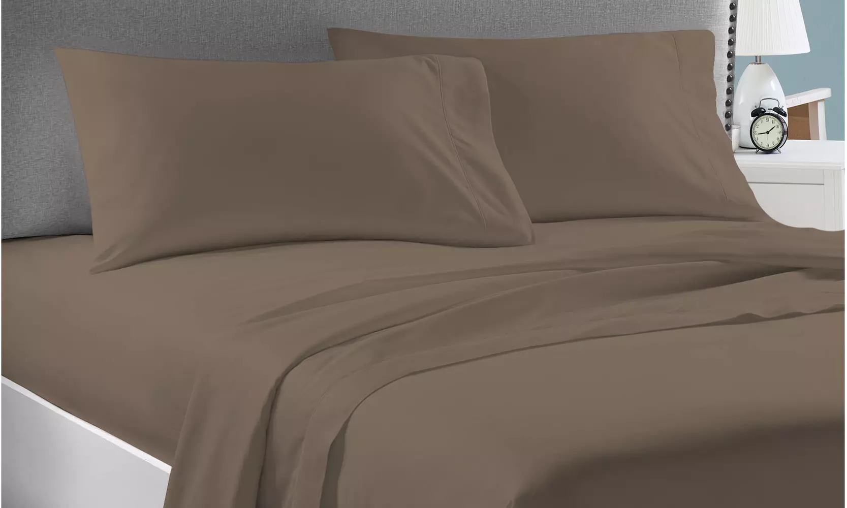 Luxury Home Deep-Pockets Bamboo Bedsheets (4-Piece)