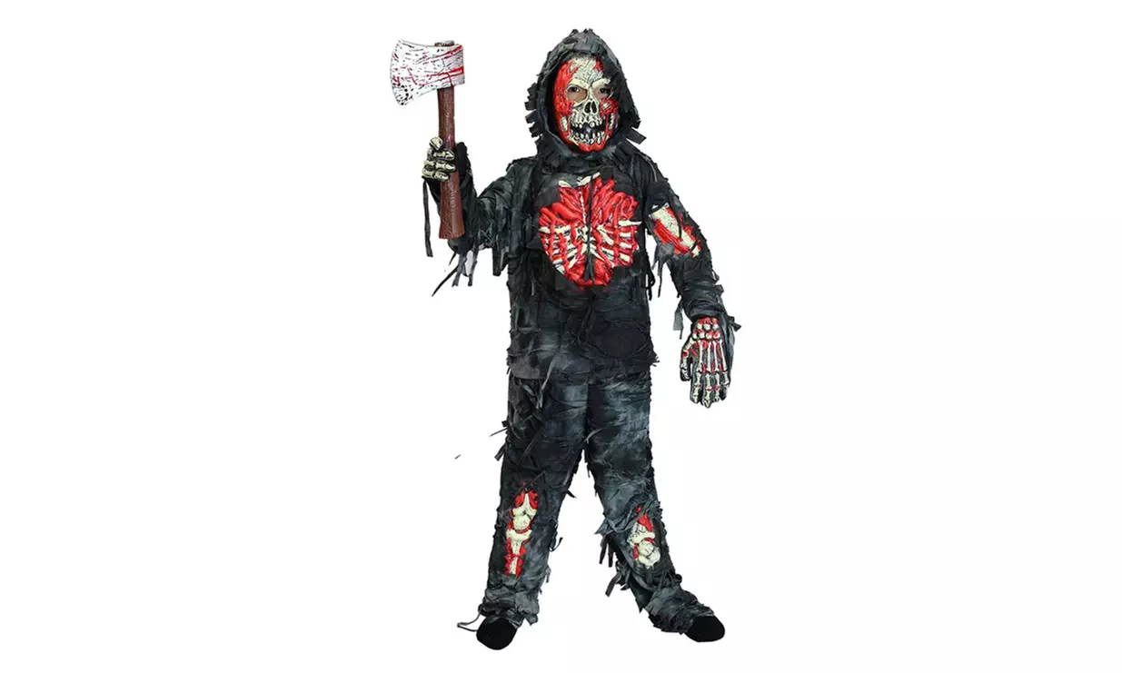 Spooktacular Creations Zombie Deluxe Costume Child Bloody Axe - Primary Image