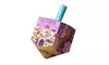 Collectors Colorful Wood Dreidel, Jerusalem Skyline Lion ISRAEL By A. ELSIS