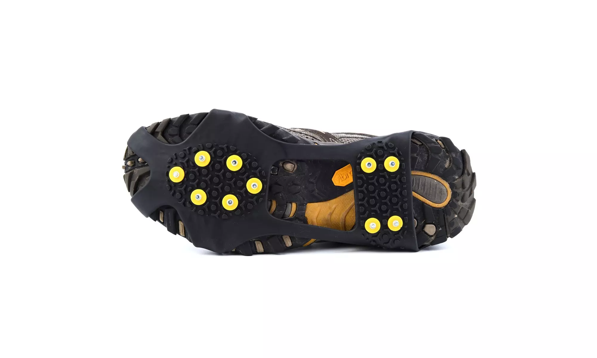Universal Ice No-Slip Snow Shoe covers Spikes Grips Cleats Crampons(Small) - Second Medium