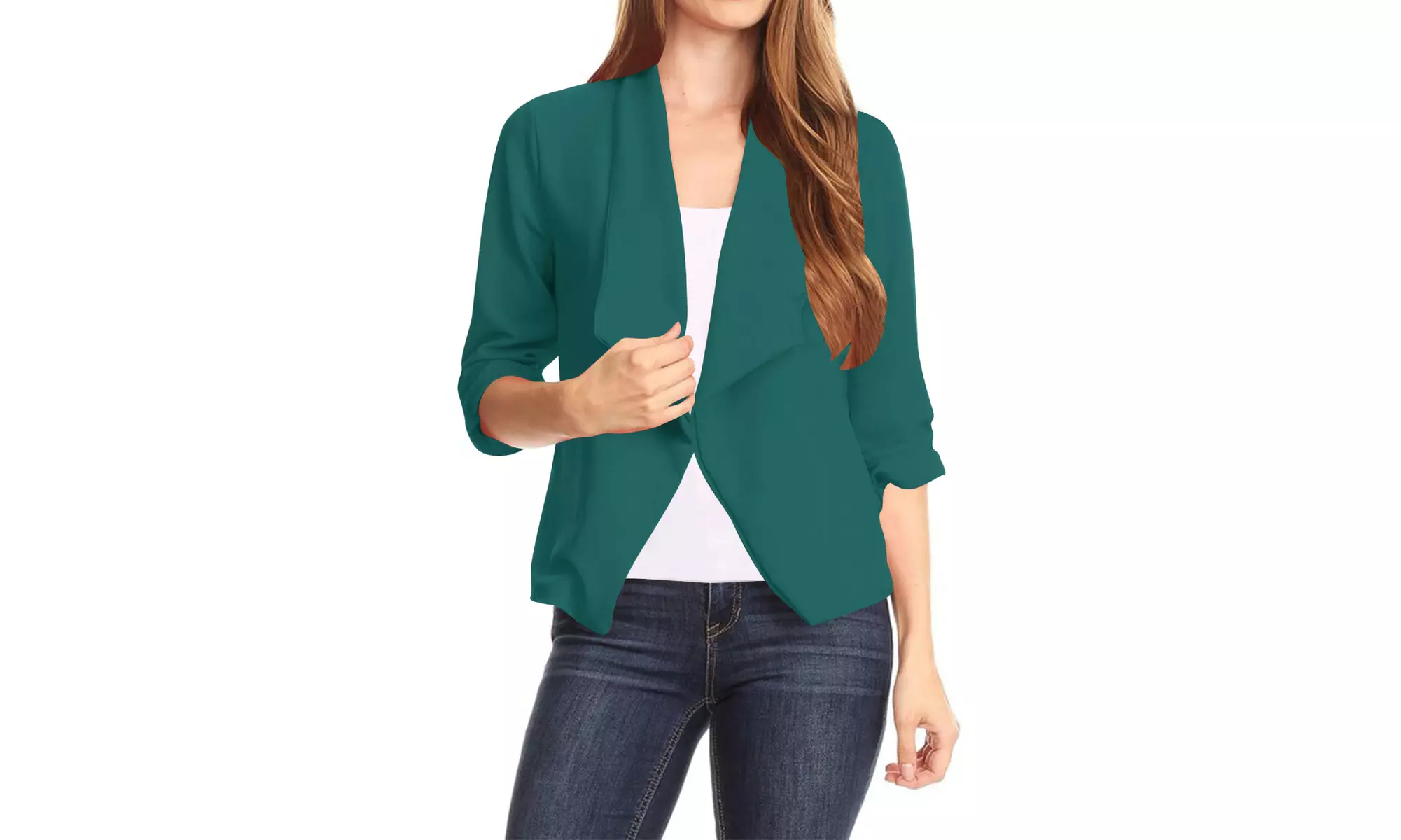 Women's Casual Office Wear Basic Solid Blazer Jacket
