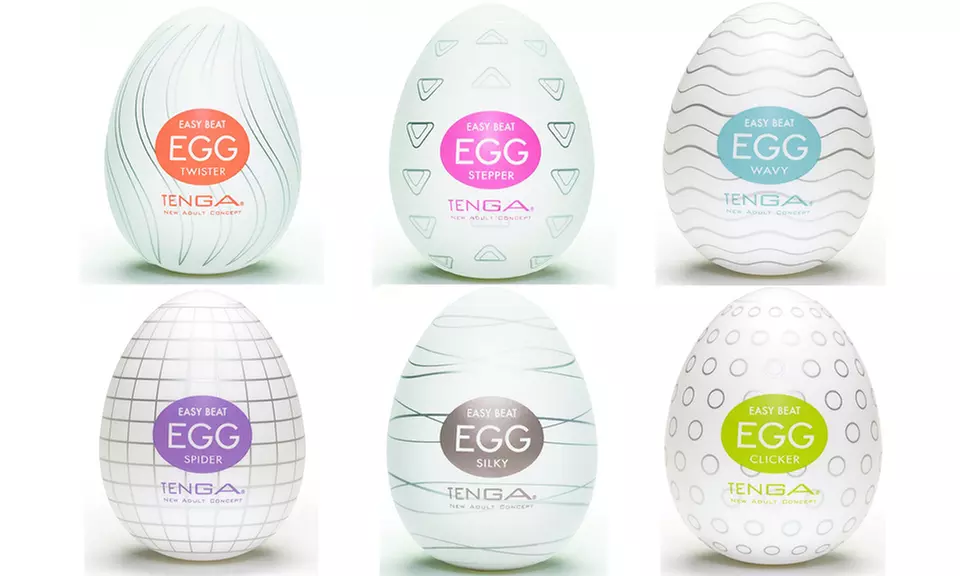 Tenga Silicone Men Eggs Stroker Sleeve(6 Pack) - Second Medium