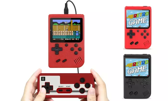 Portable Handheld Mini Game Consoles Date Back Childhood Of 400 Classic FC Games - Primary Image