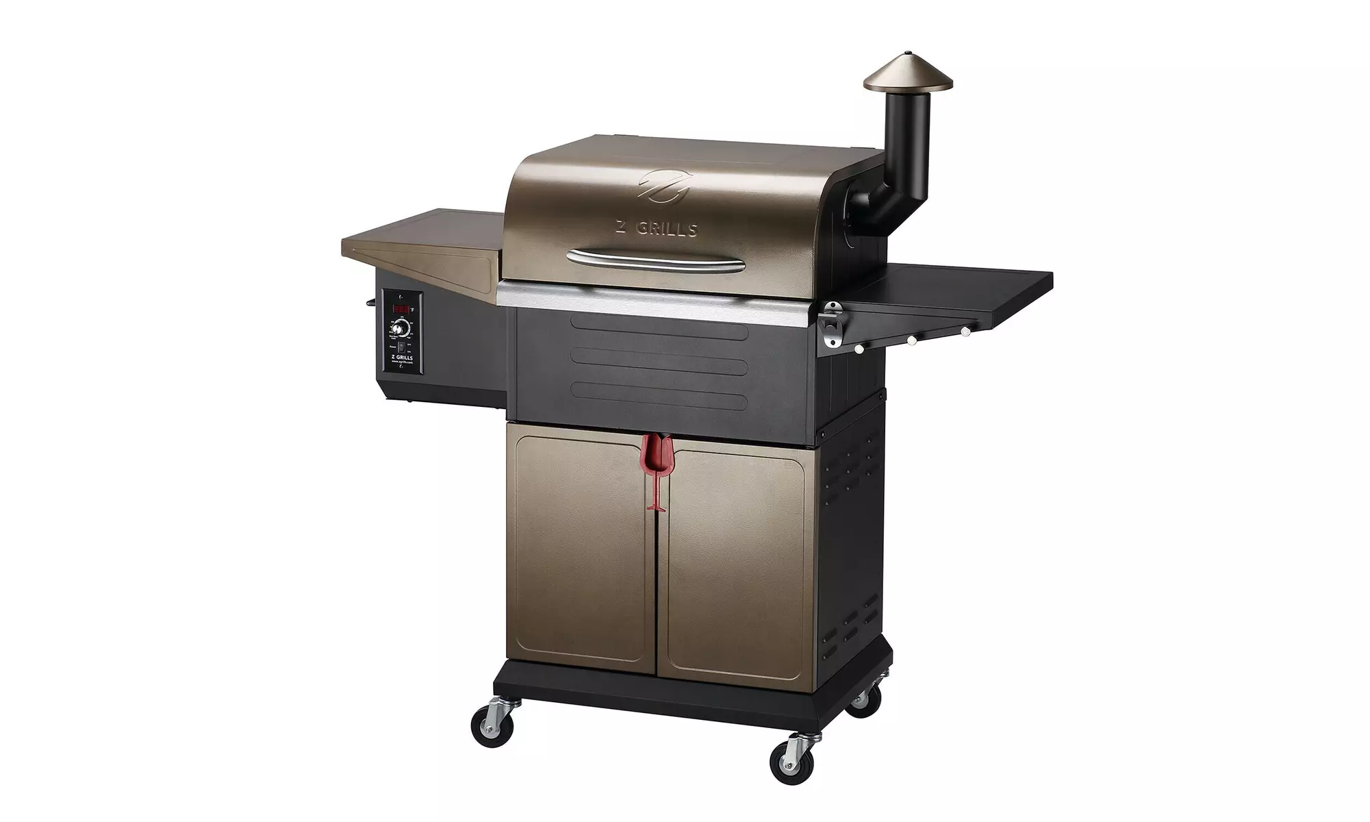 Z Grills Wood Pellet Grill BBQ Smoker Digital Control Brown ZPG-600D - Primary Image