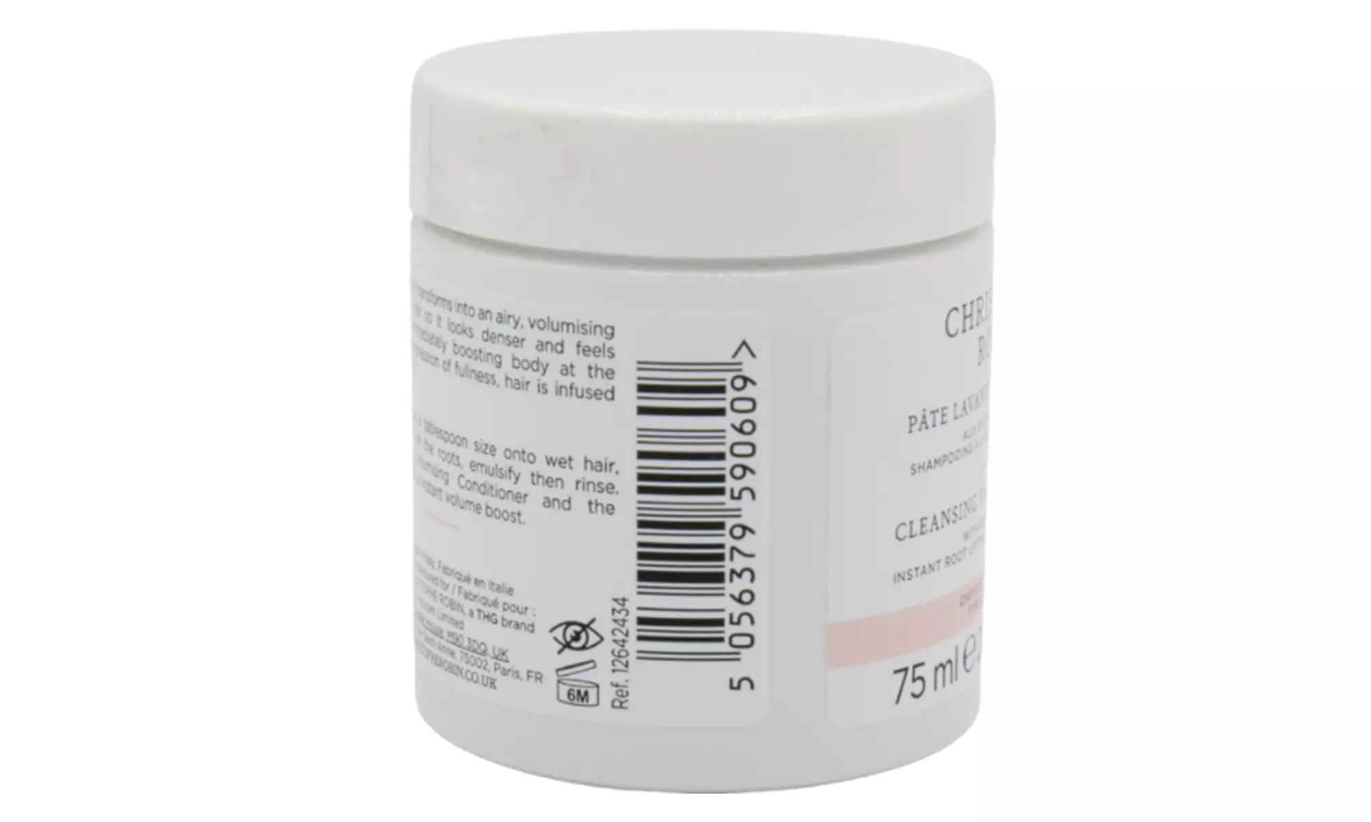 Christophe Robin Cleansing Volumizing Paste Shampoo - Fine/Flat Hair 2.5oz/75ml - Second Medium