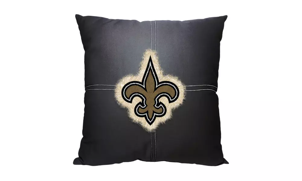 NFL 142 Saints Letterman Pillow - Primary Image