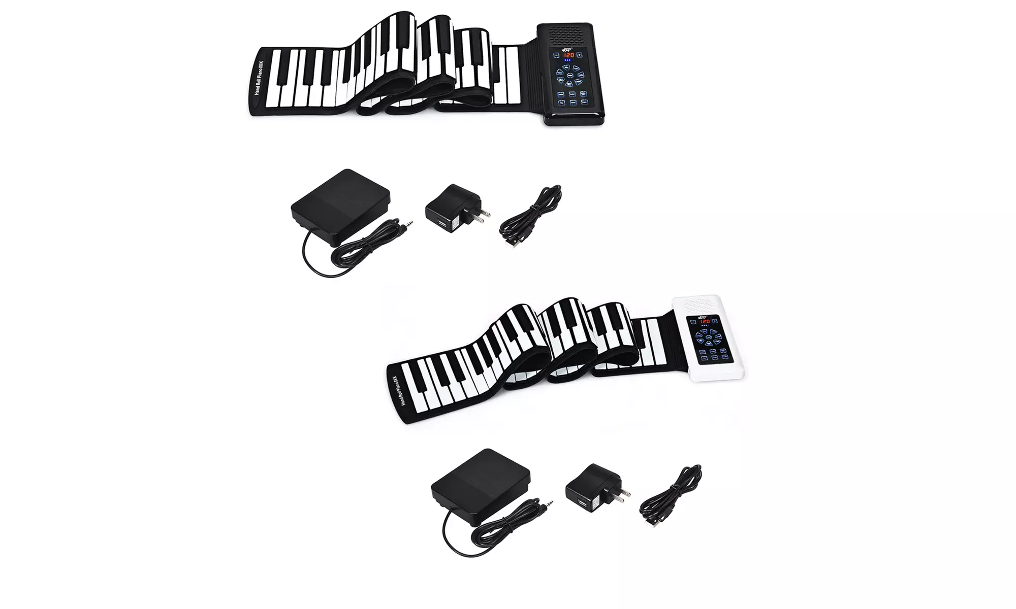 Costway 88 Key Roll Up Piano Electronic Keyboard Rechargeable - Primary Image