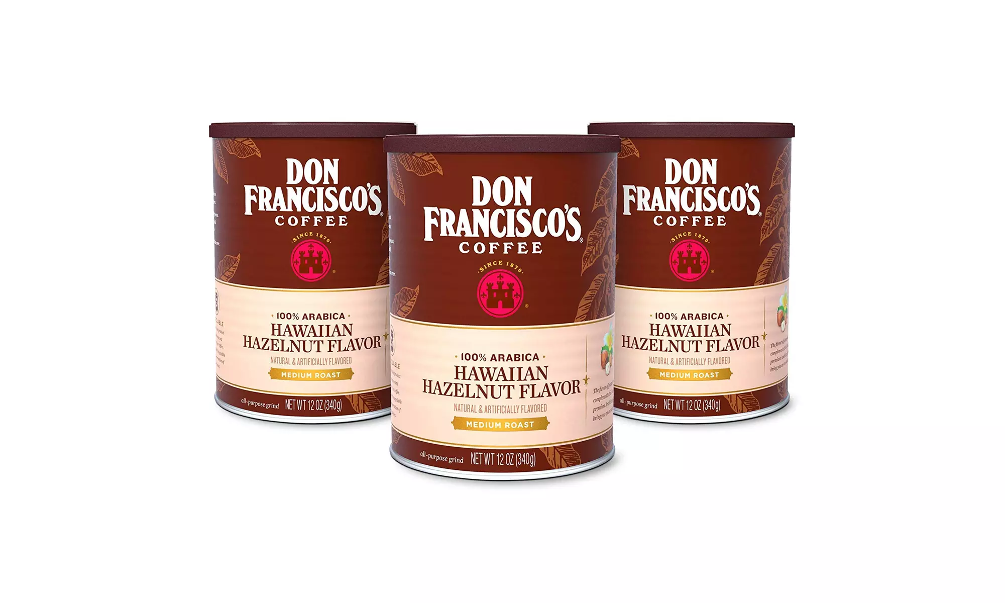 Don Francisco's Hawaiian Hazelnut Flavored Ground Coffee, 100% Arabica - Primary Image