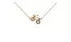 Anavia Colorful Rhinestone Bicycle Pendant Necklace with Free Jewelry Gift Box