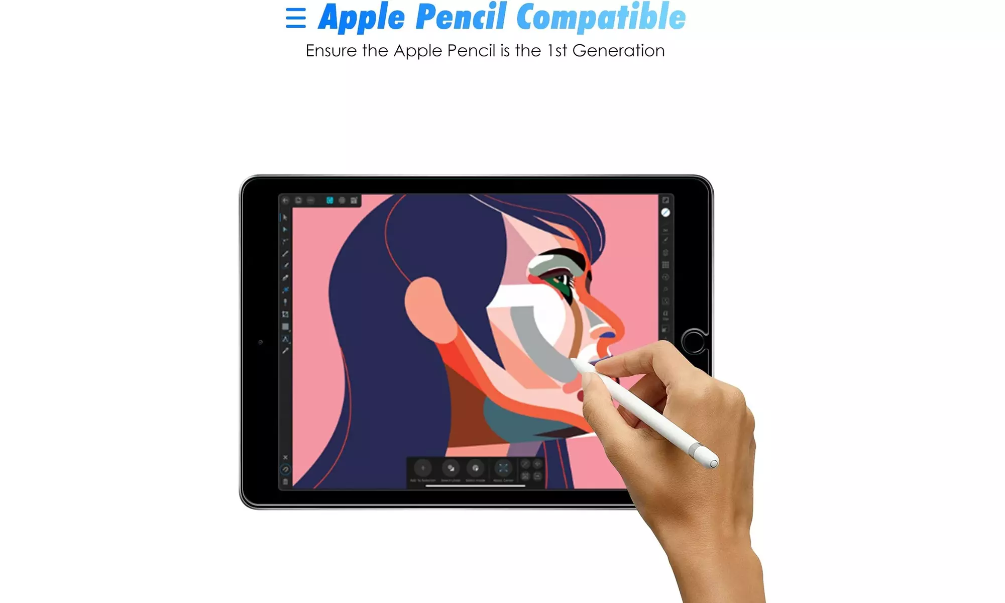 (2 Pack) For iPad 9th/8th/7th Generation 10.2" Tempered Glass Screen Protector
