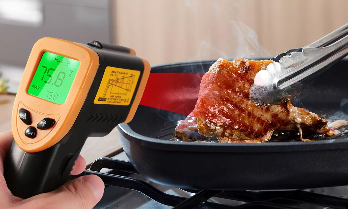 iMounTEK Handheld Infrared Thermometer, Digital Laser Temperature Gun - Primary Image