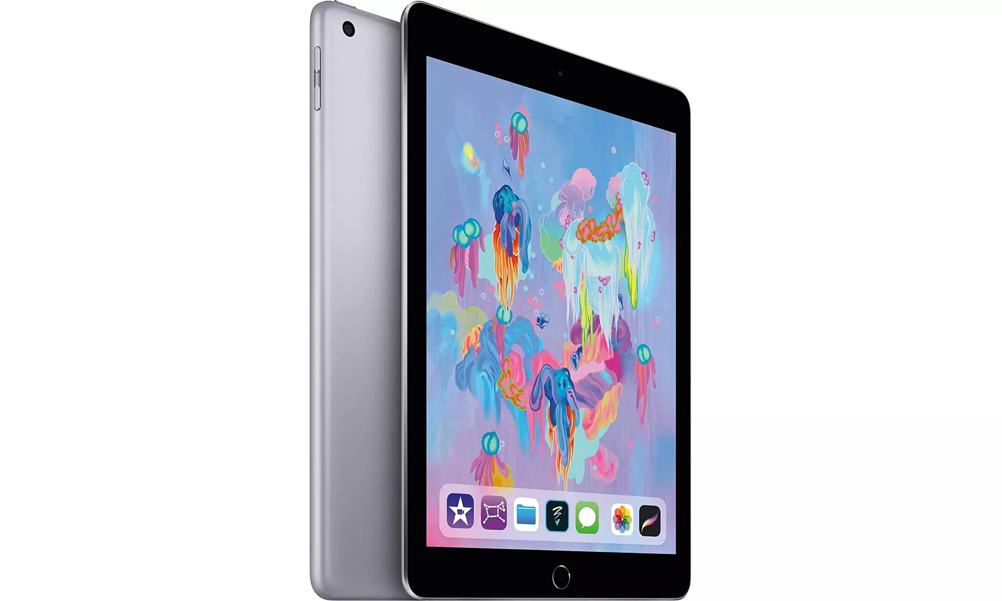 Apple iPad (6th Gen) MR7F2LL/A,Space Gray (Scratch  Dent) - Primary Image