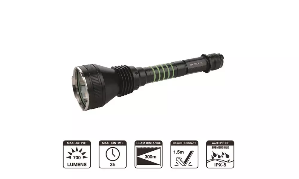 Greatlite Tactical 700 Lumen Rechargeable LED Flashlight - Primary Image