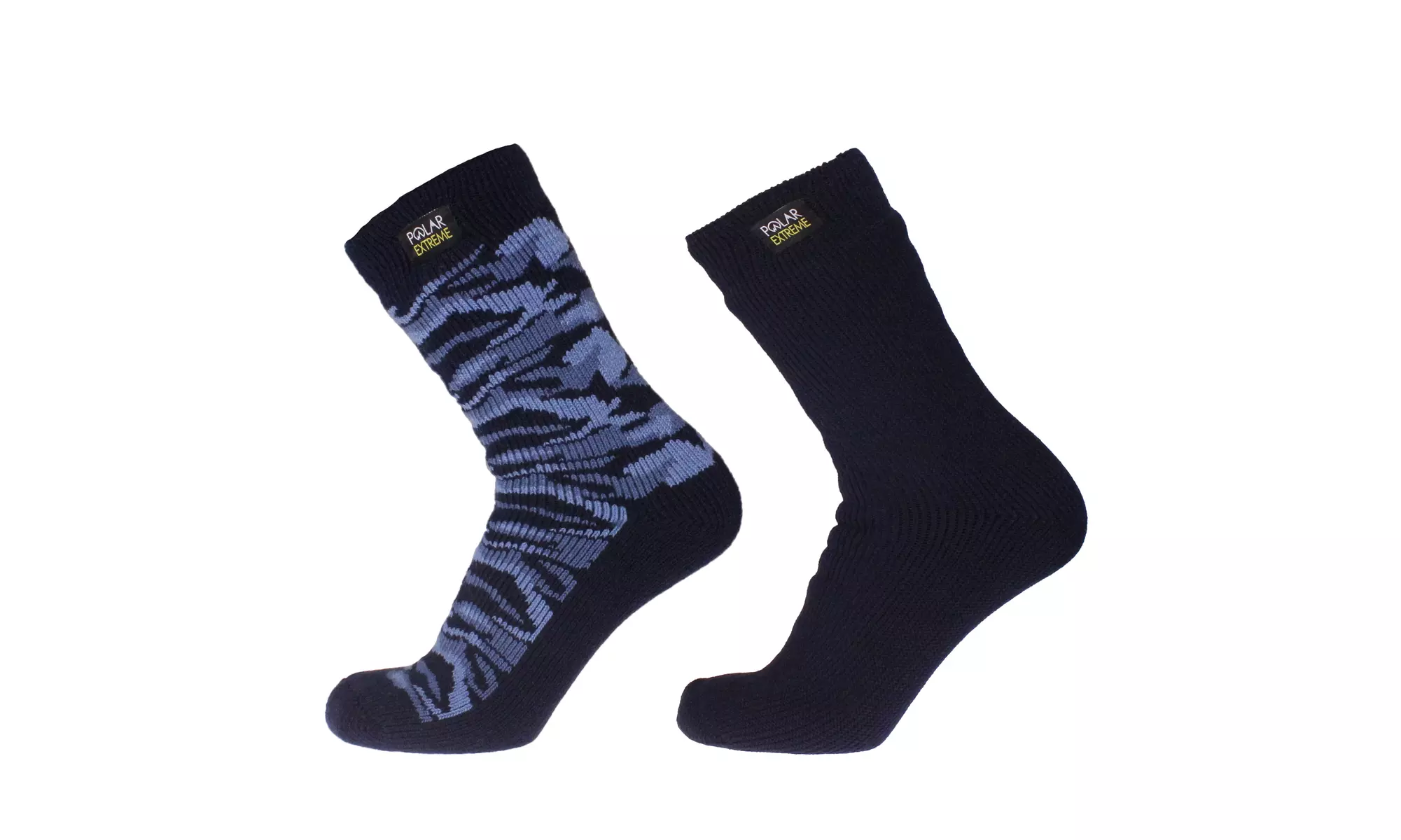 Men's Polar Extreme Insulated Thermal Solid & Camo Socks (2 Pack) - Primary Image
