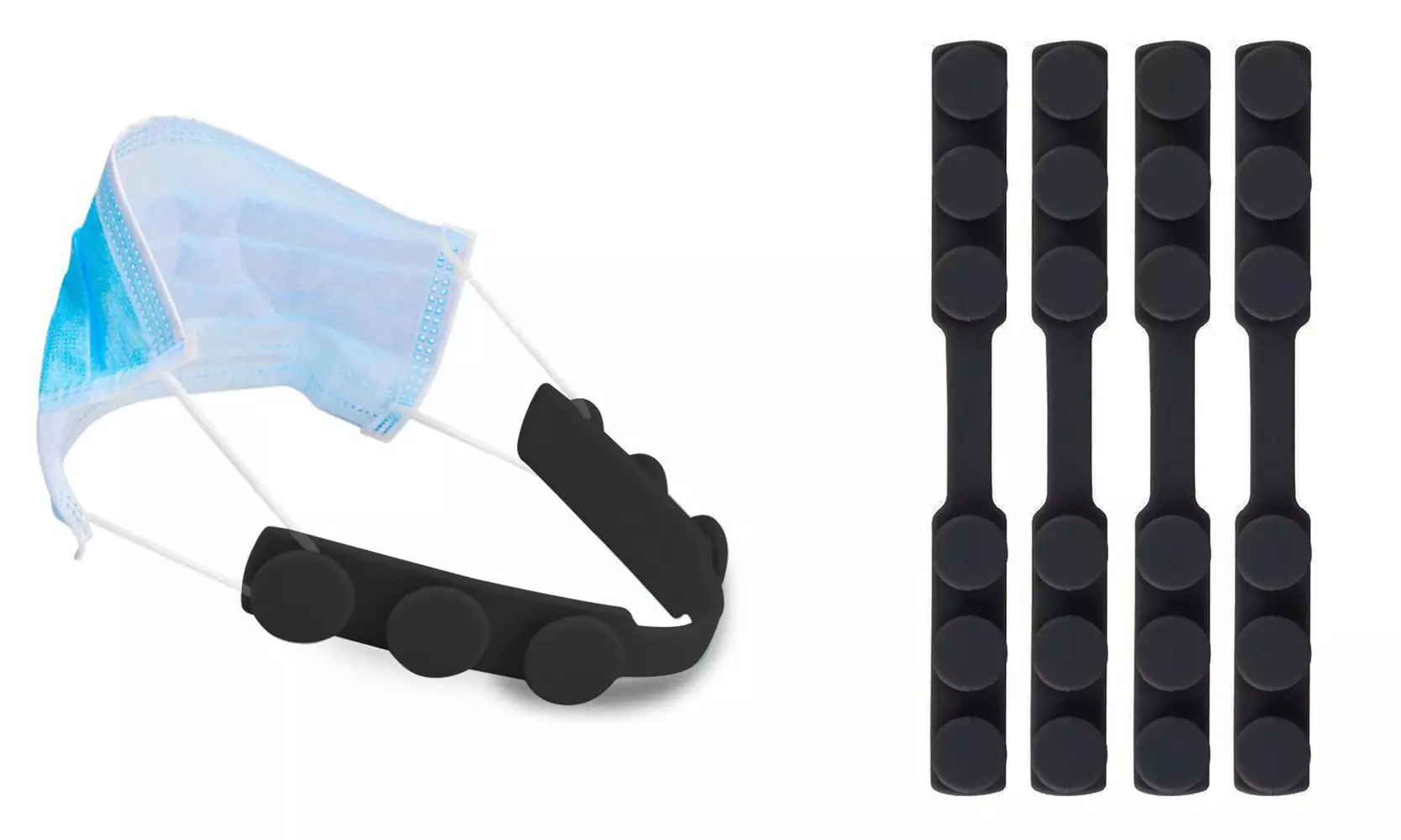 Anti Slip Adjustable Ear Protector and Mask Pressure Reducer (4-Pack) - Primary Image