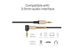 10x 3.5mm Male to M Aux Cable Cord L-Shaped Right Angle Car Audio Headphone Jack - Second Medium