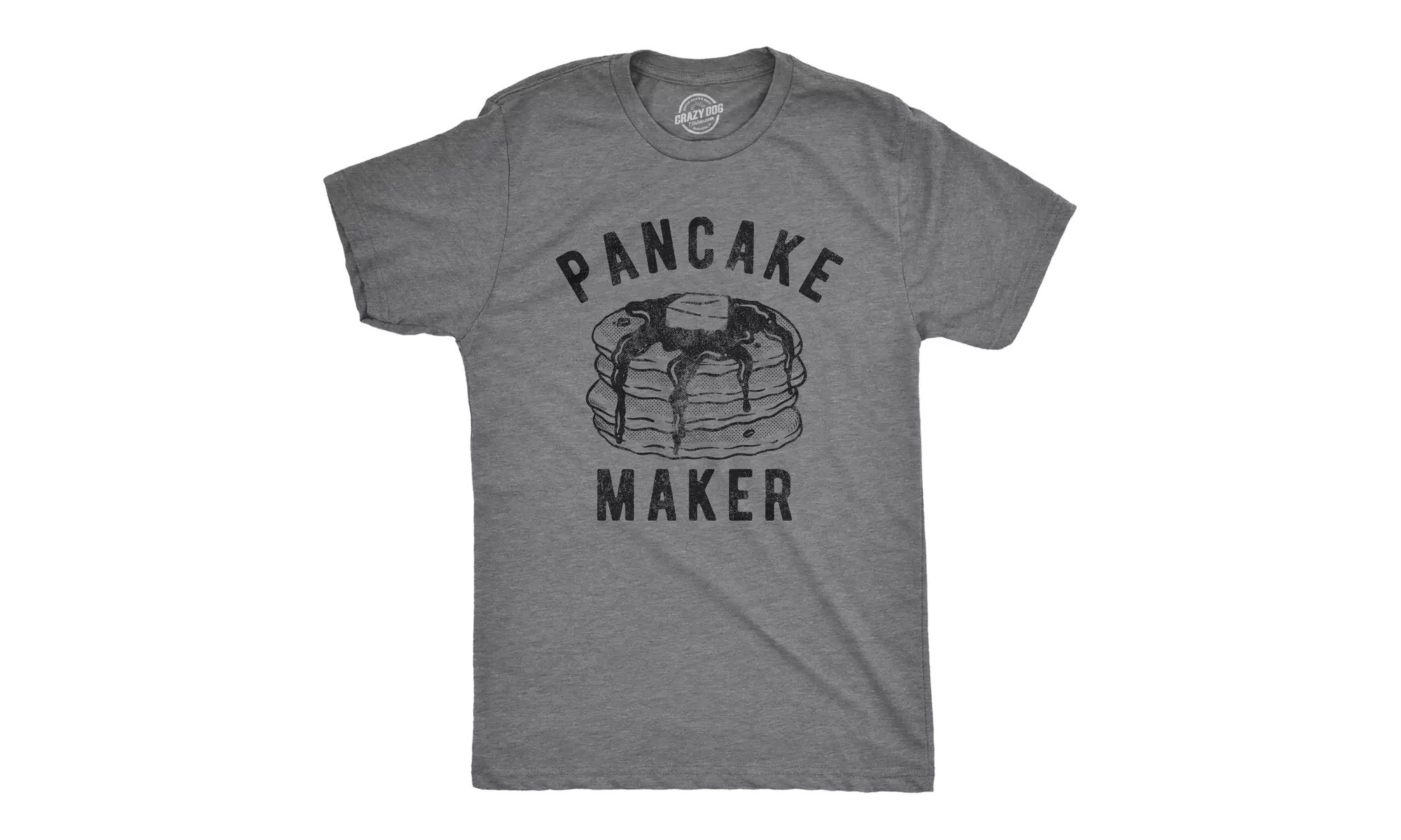 Mens Pancake Maker Tshirt Funny Breakfast Food Syrup Cute Morning Novelty Tee - Primary Image