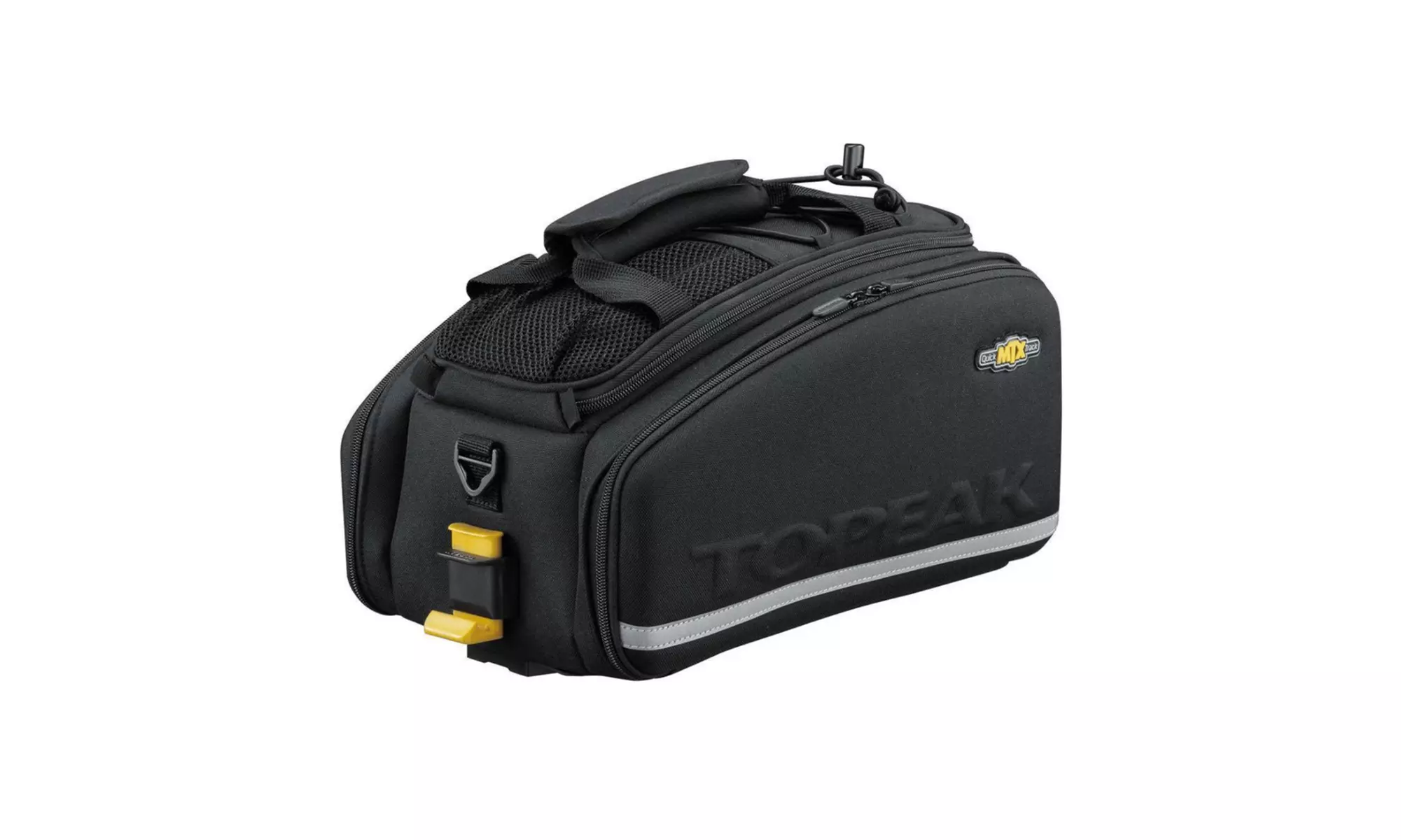 Topeak MTX EXP Bicycle Trunk Bag with Folding Panniers and Explorer Rack Bundle - Second Medium
