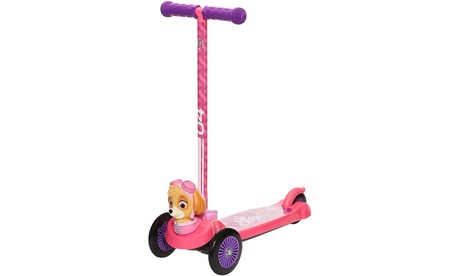 Paw Patrol Chase 3D Scooter with 3 Wheels Tilt and Turn  For Toddlers Ages 3+