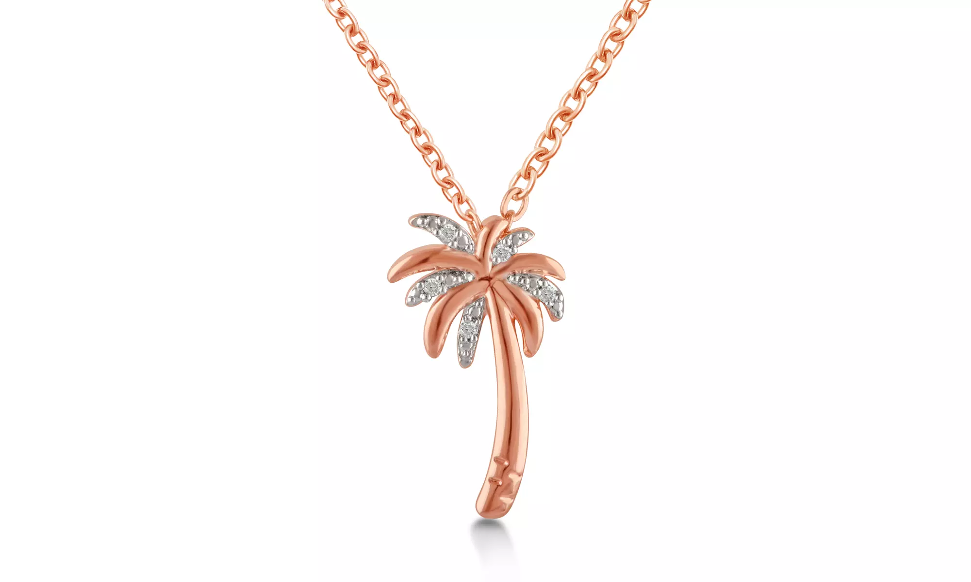 Diamond Accent Palm Tree Pendant By DiamondMuse