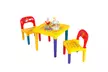 Costway Letter Kids Table&Chairs Play Set Toddler Child Toy Home Furniture - Second Medium