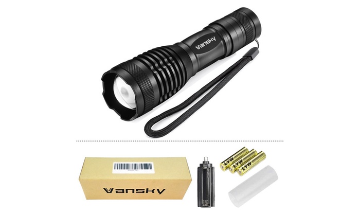 Vansky 700 Lumen Cree T6 Led Flashlight Adjule Focus Zoom Torch Vansky 700 Lumen Cree T6 Led Flashlight Adjule Focus Zoom Torch