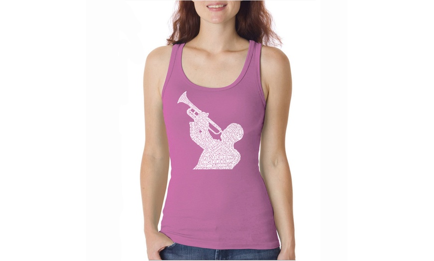 Image 5: Women's Tank Top - ALL TIME JAZZ SONGS