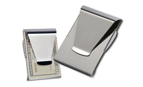 Double Sided Stainless Steel Money Clip