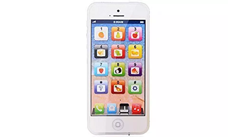 Children's Toy Iphone W/ 8 Fun Learning Functions (black&white) - Second Medium