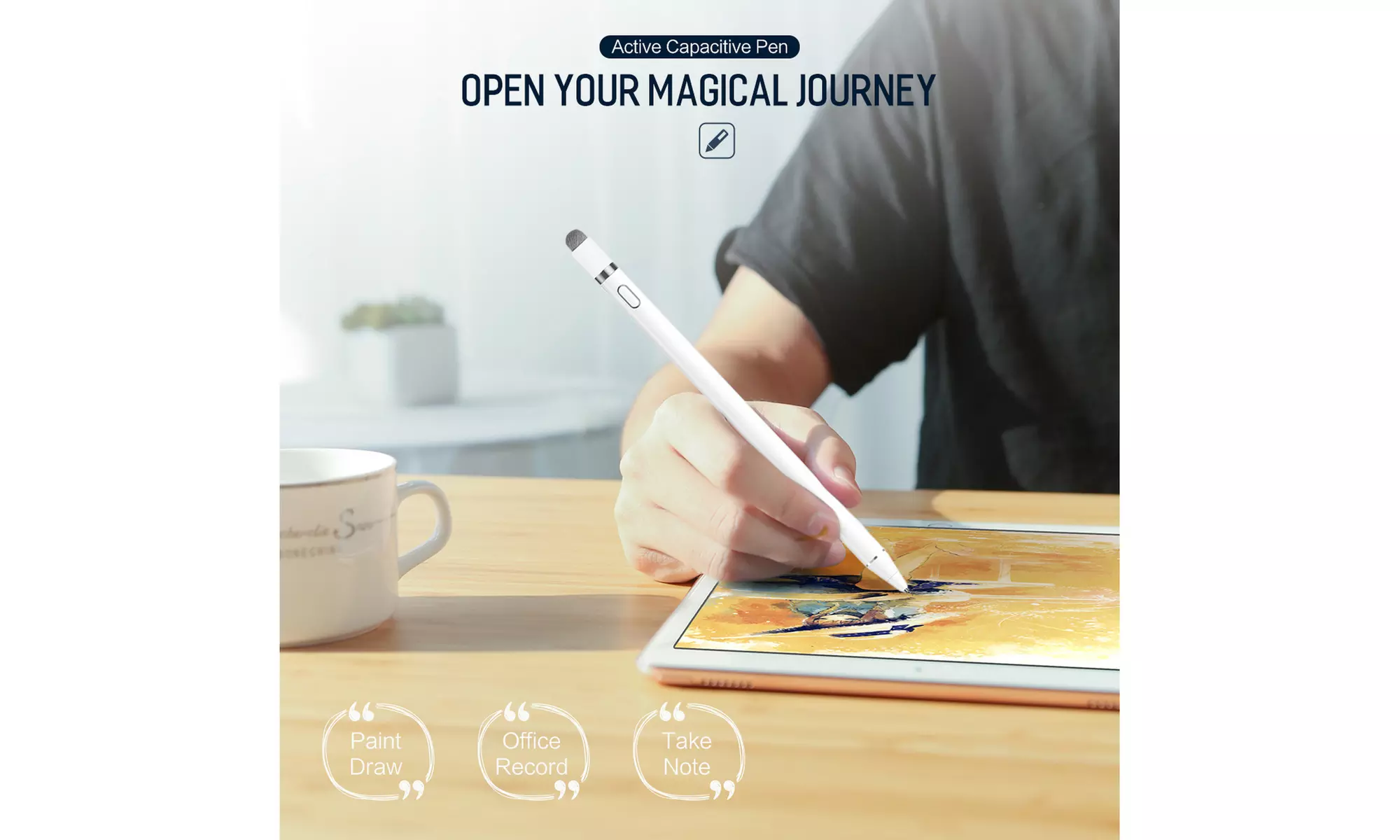 Stylus Pens Active Smart Digital Pencil Touch Screens For iPad/Tablet/Phone
