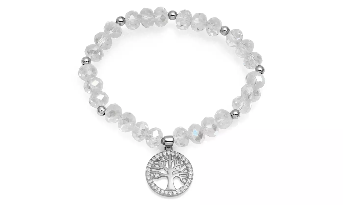 Classic Tree Of Life Stretch Bracelet By Sophia Lee - Primary Image