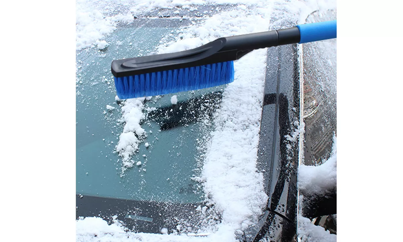 26 Inch Scalable Car Vehicle Winter Snow Ice Scraper Snow Brush Shovel 