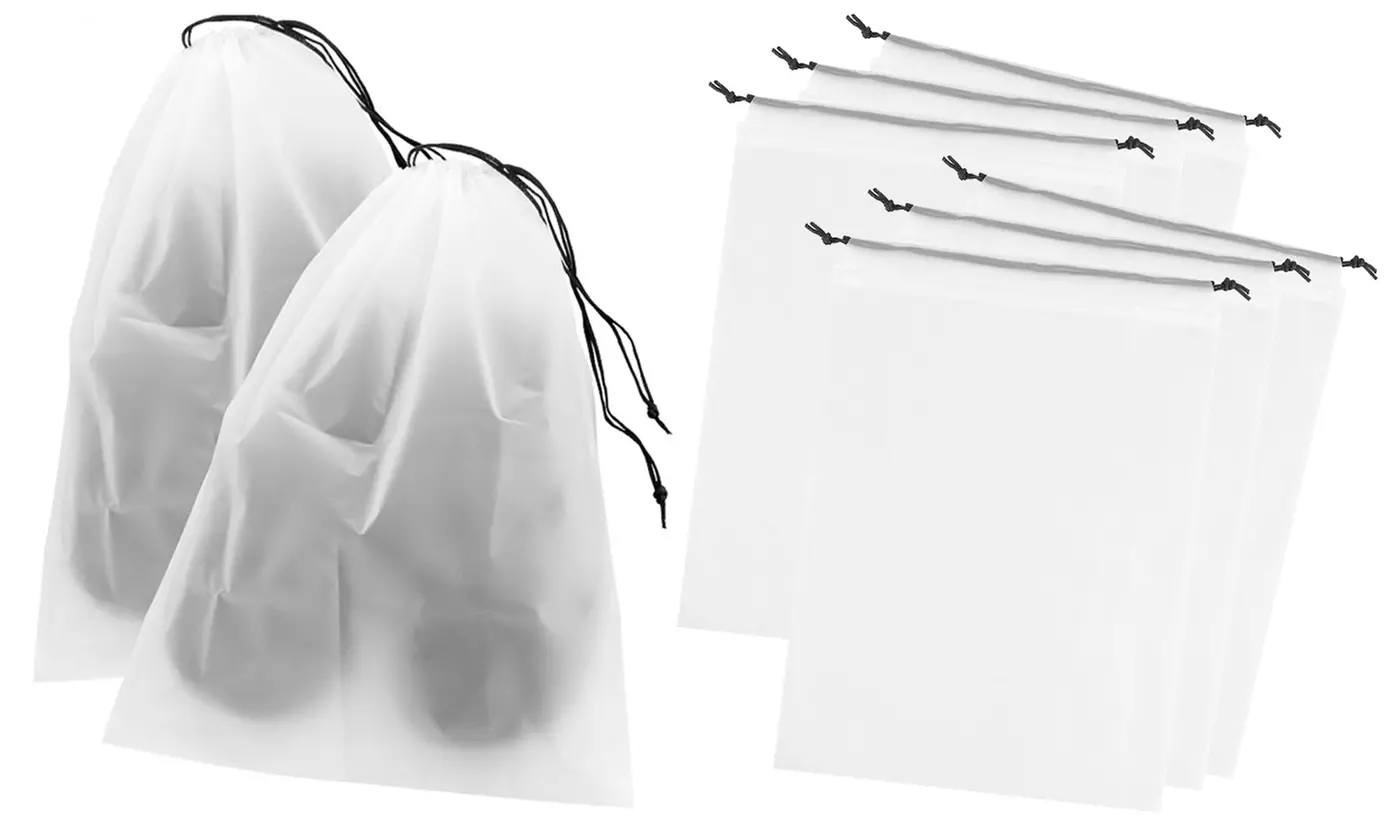 Packing Shoe Bags for Travel Large Drawstring Shoes Organizer Storage Pouch