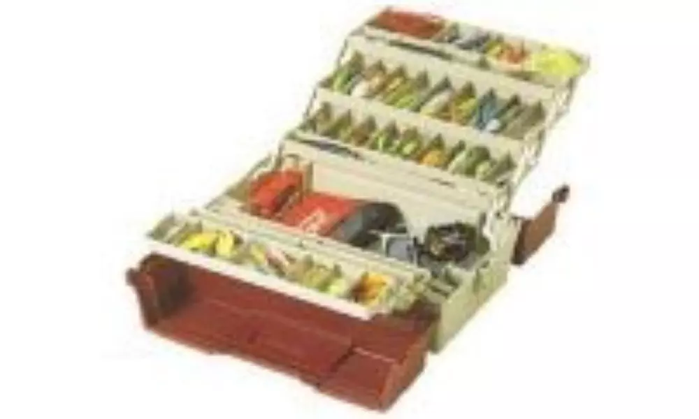 Plano 6 Tray Tackle Box 76 Comp Green-BGE 9606-02 - Primary Image